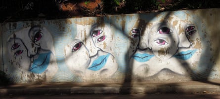 A graffiti mural in São Paulo