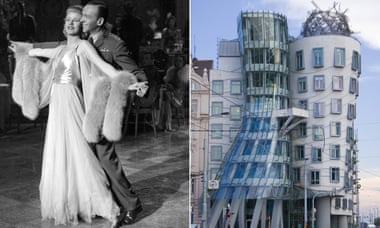 Ginger Rogers, Fred Astaire and the Dancing Tower in Prague