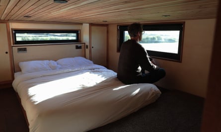 Taking in the view from the bedroom