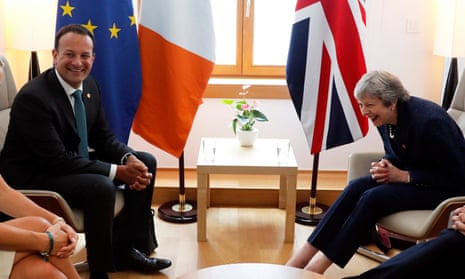 Leo Varadkar and Theresa May meet in Brussels in June.