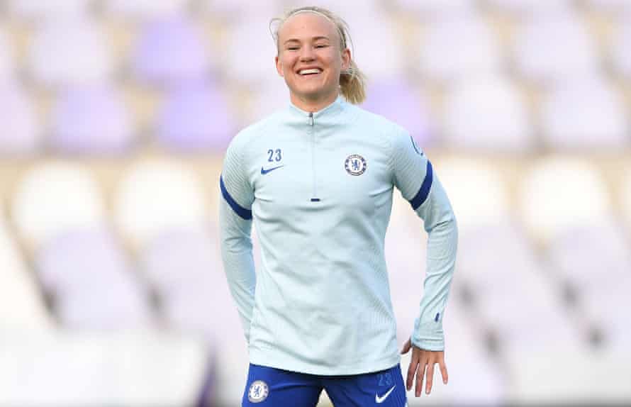 Chelsea’s Pernille Harder previously played for Wolfsburg.