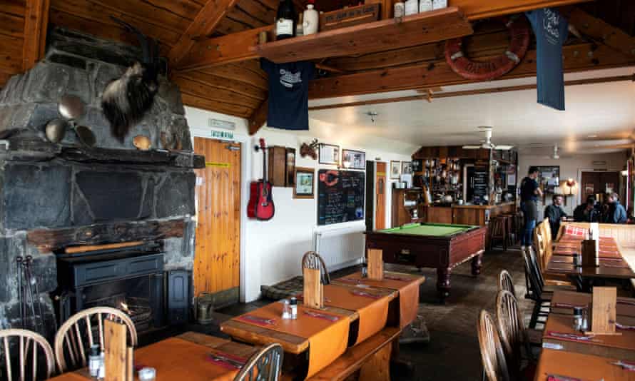 Inside the old smithy.
