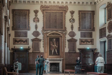 Portrait of King Henry VIII in the Great Hall