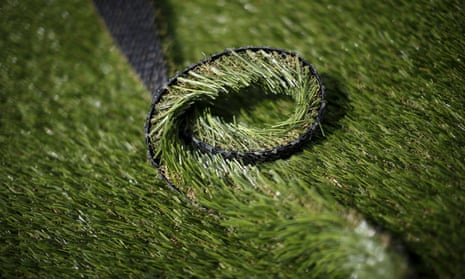 Artificial grass companies are reporting an increase in sales.