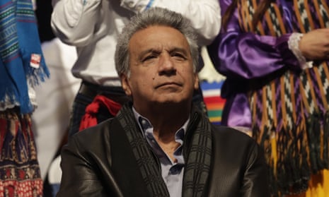 Ecuador’s president, Lenín Moreno