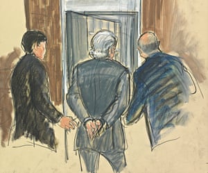 Bernard Madoff going to jail post plea on 12 March 2009 by Elizabeth Williams