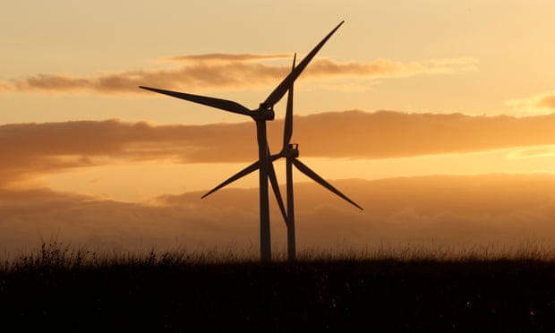Green Rigg windfarm in Northumberland.