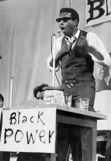 Civil rights activist Stokely Carmichael.