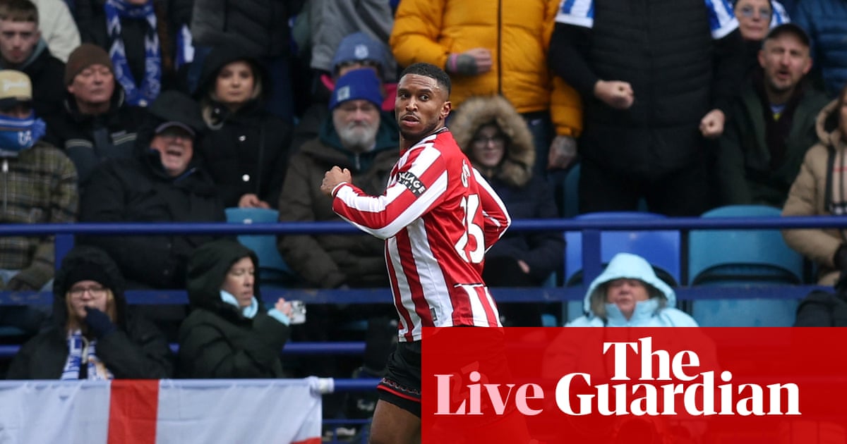 Arsenal v Tottenham buildup, Liverpool lose again, and Sheffield derby updates – matchday live
