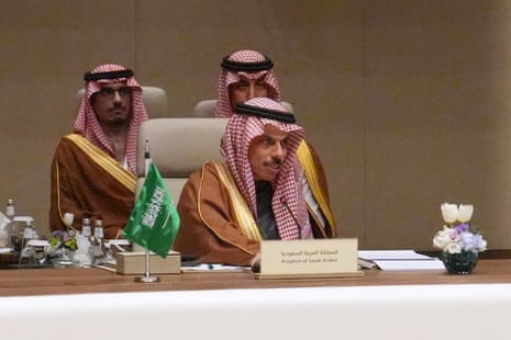 Saudi Arabia’s foreign minister, Prince Faisal bin Farhan