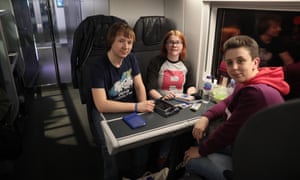 Nik Brown, Mairead Ralph and Hannah de Spon had spent the day sightseeing in Paris