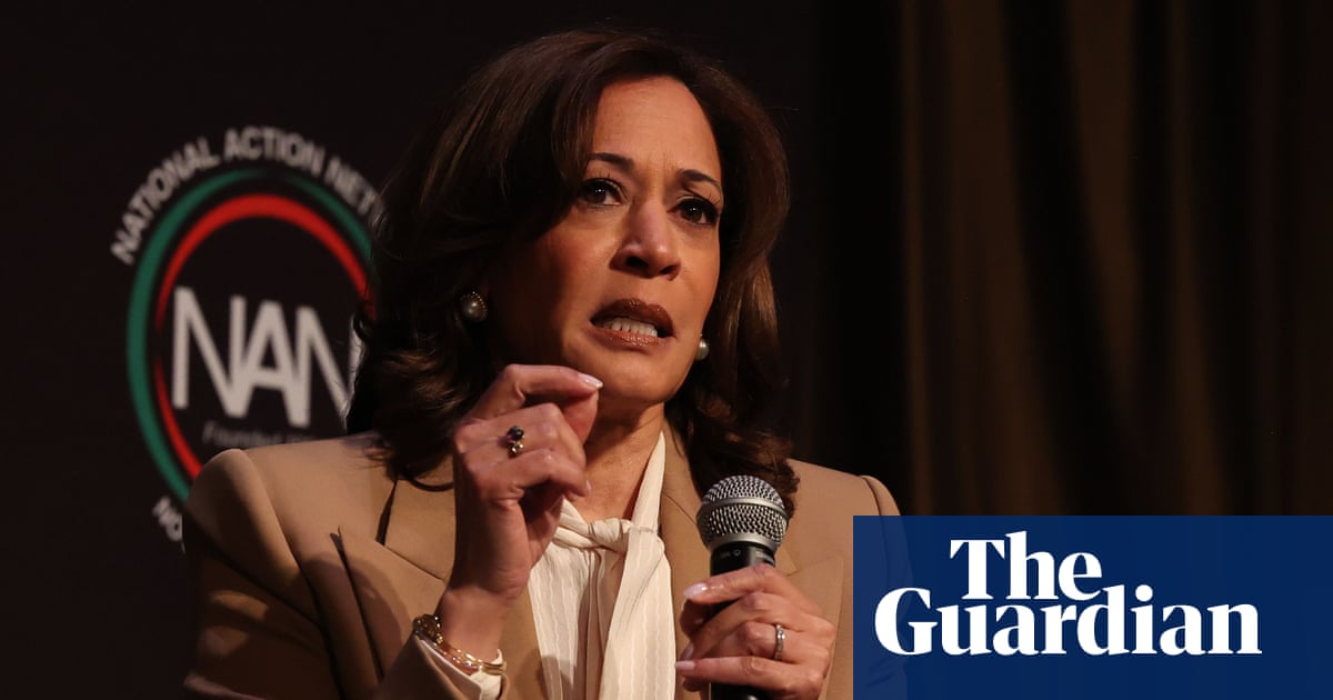 Kamala Harris, calmly discussing whether to run for president again while the current one threatens to ‘annihilate a whole people’ and his Supreme Court buddies speedrun the Voting Rights Act to the grave.