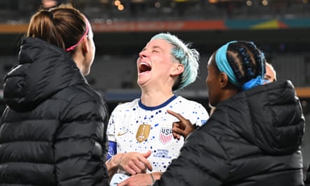 Megan Rapinoe was a popular figure with her USA teammates