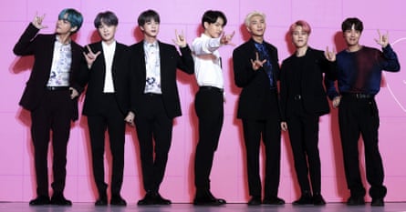 BTS pictured in 2019.