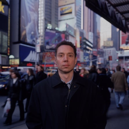 Gladwell in Times Square in 2000, the year his debut book, the bestselling The Tipping Point, was published.