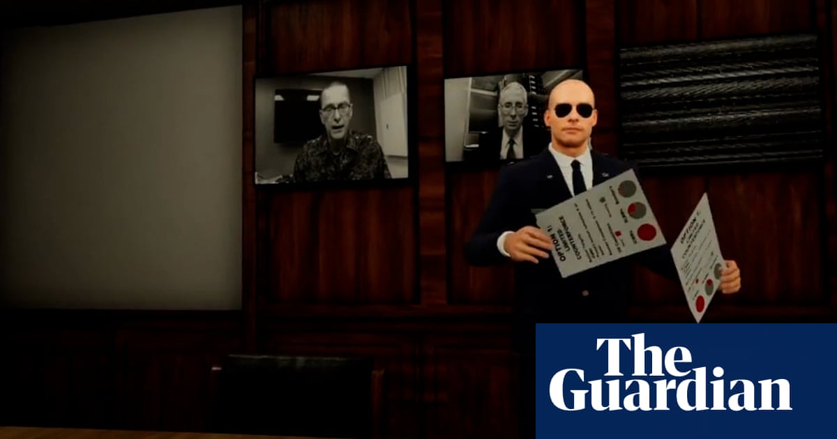 VR experience offers journey into US president’s nuclear bunker – video