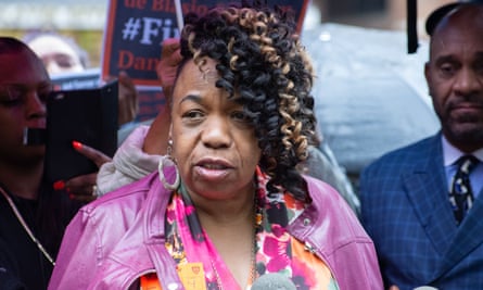 Eric Garner’s mother, Gwen Carr, told the Guardian after the hearing that the text messages were ‘a pure smack in the face’.