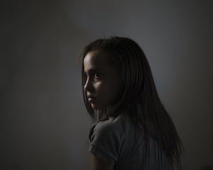 Suzy Ishkontana, 7, in the house of a family member where she is living after her house was destroyed in an airstrike during an 11-day war in Gaza City. Suzy’s mother, her two brothers and two sisters – aged two to nine – died in the 16 May Israeli attack on the densely packed al-Wahda street. Israeli authorities say the bombs’ target was Hamas tunnels; 42 people died, including 16 women and 10 children. ‘My kids who died and my wife, they are now in a safe place and there is no worry about them, but my greater fear is for Suzy,’ says her father, Riad Ishkontana