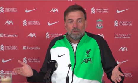 Jürgen Klopp launched an extraordinary rant at footballing authorities and broadcasters in a press conference ahead of Liverpool's Premier League clash with Tottenham Hotspur.