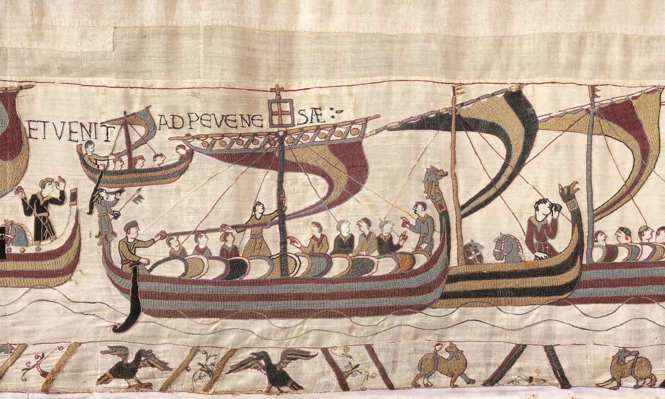 A section of the Bayeux tapestry