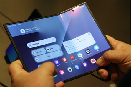 The Samsung Galaxy Z TriFold was shown off CES 2026 ahead of its international launch.