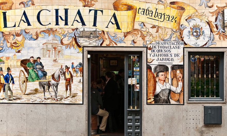An old tapas bar on Calle Cava Baja in Madrid’s La Latina.