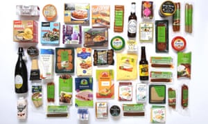 A sample of the ever-growing range of vegan products.