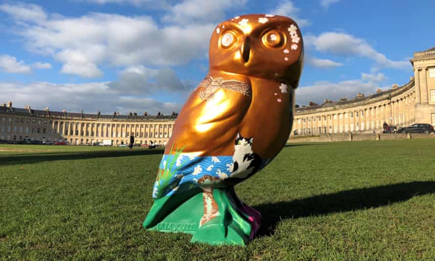 Bird Bath: 100 owl sculptures to fill city's streets this summer