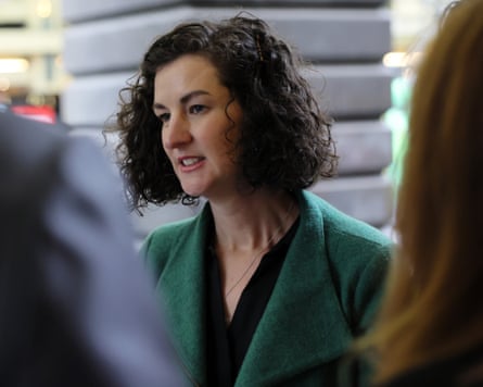 Victorian Greens leader Ellen Sandell in Melbourne this week