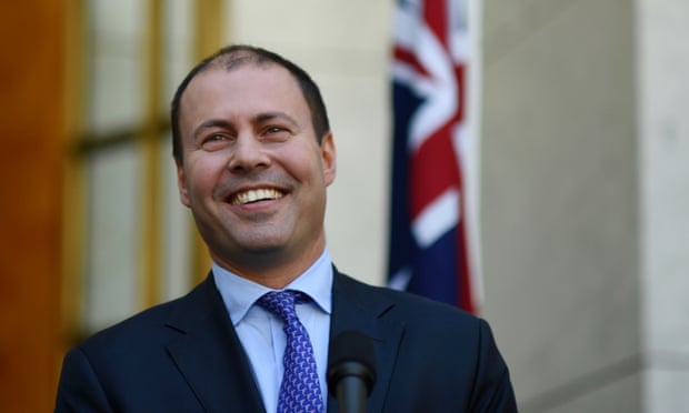  The environment minister, Josh Frydenberg, says the Coalition is considering changing the Clean Energy Finance Corporation rules to fund new coal-powered plants. Photograph: Lukas Coch/AAP  
