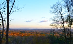 Autumnal scene from Mariners Hill near Chartwell.