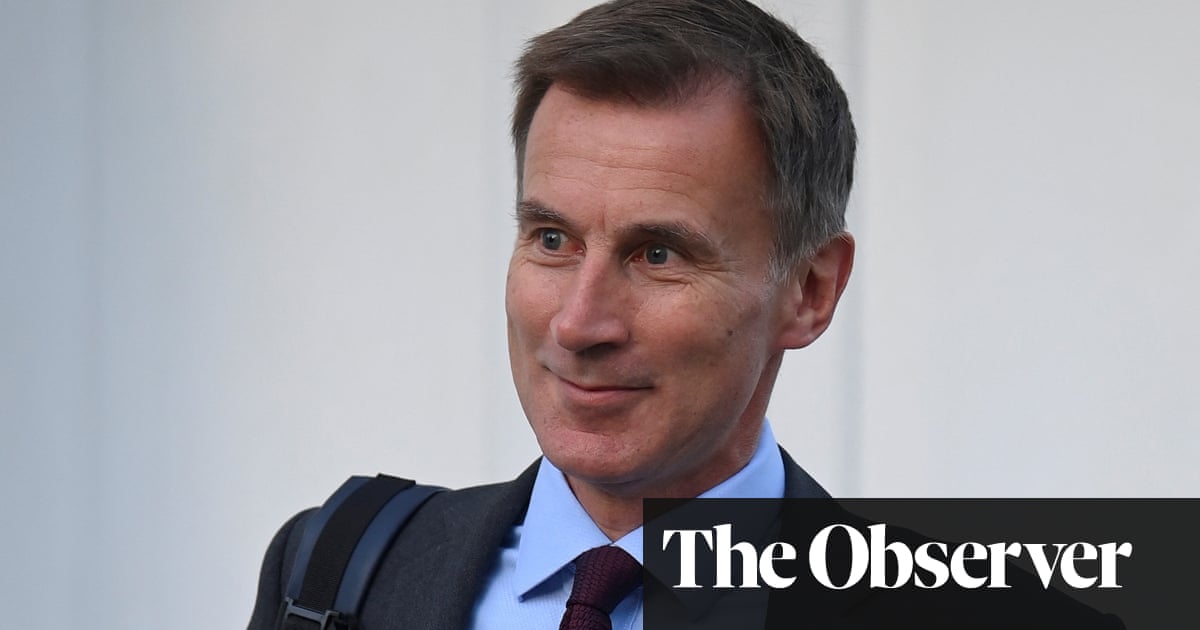 Whitehall fears Hunts spending cuts could tip UK into deep recession
