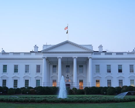 exterior view of the White House