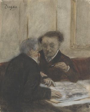 A touch of the grotesque … Degas’s At the Café Châteaudun.