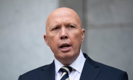 Australian federal government minister Peter Dutton