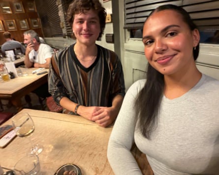 Miklos and Minnie on their date.