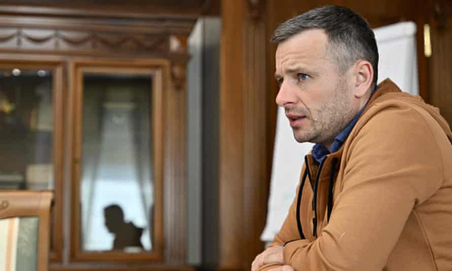 Russia-Ukraine war latest: fierce fighting in Sievierodonetsk; UK ‘deeply concerned’ by death sentences for Britons in Donetsk – live | World news 6 Ukraine’s Finance Minister Sergiy Marchenko speaks to an AFP journalist during an interview in Kyiv on May 12, 2022.