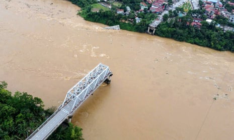 Typhoon Yagi: dozens dead after powerful storm hits Vietnam – video 