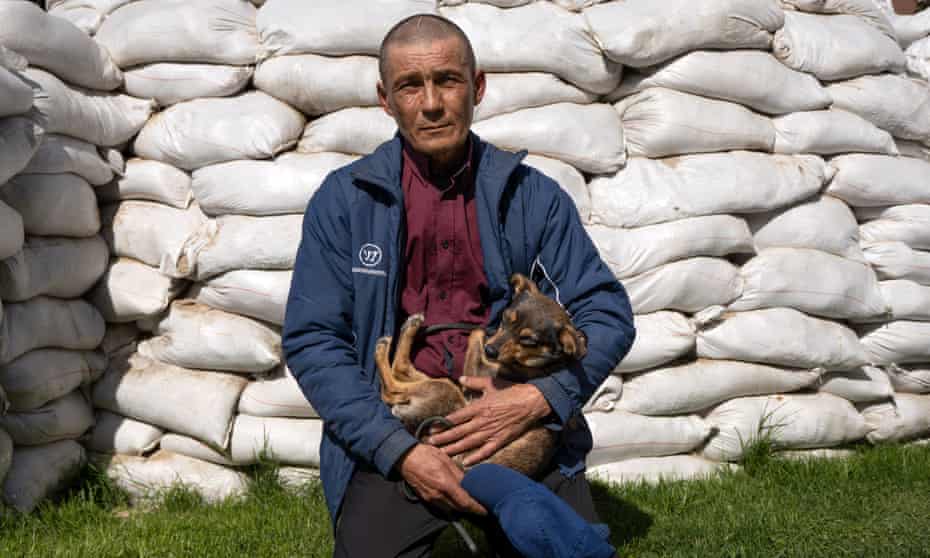 Igor Pedin, 61, and his dog, Zhu-Zhu