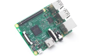 The Raspberry Pi 3.