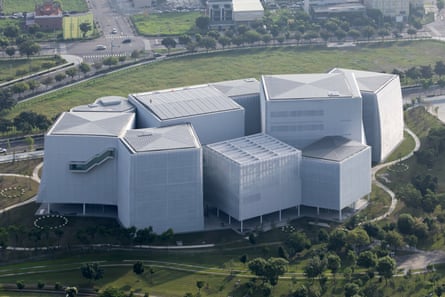 ‘Gamechanger’ … exterior view of Taichung Art Museum.