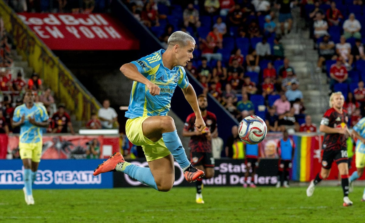 Cavan Sullivan MLS celebrating a goal for Philadelphia Union in 2026