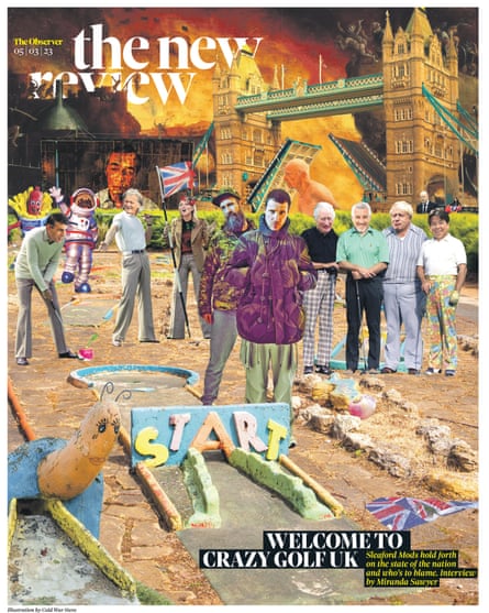 The cover art for this week’s Observer New Review, by Cold War Steve.