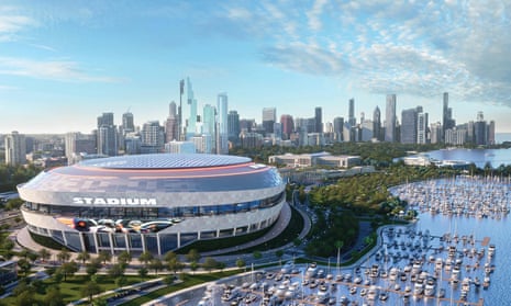 Chicago Bears to seek public funding in $5bn plan for new lakefront stadium  | Chicago Bears | The Guardian