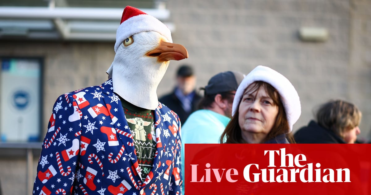 Manchester City v West Ham, Brighton v Sunderland, and more: football – live