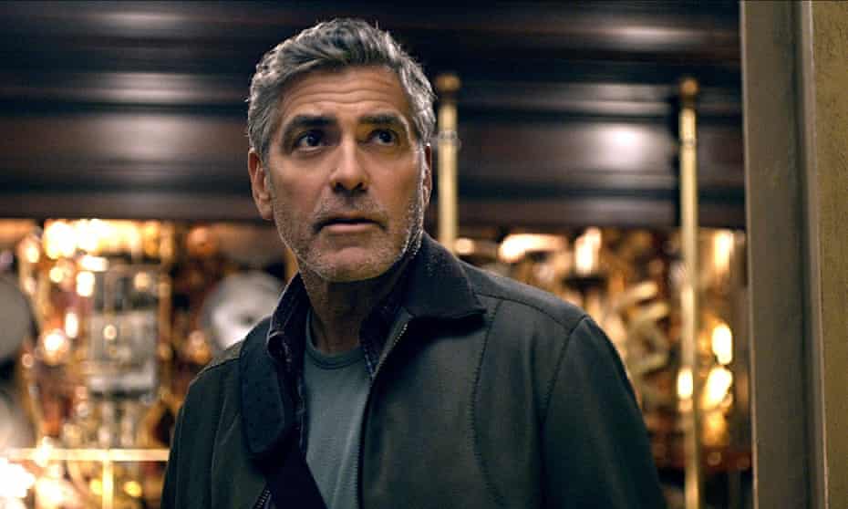 George Clooney plays a reluctant, and grouchy, father figure in Tomorrowland