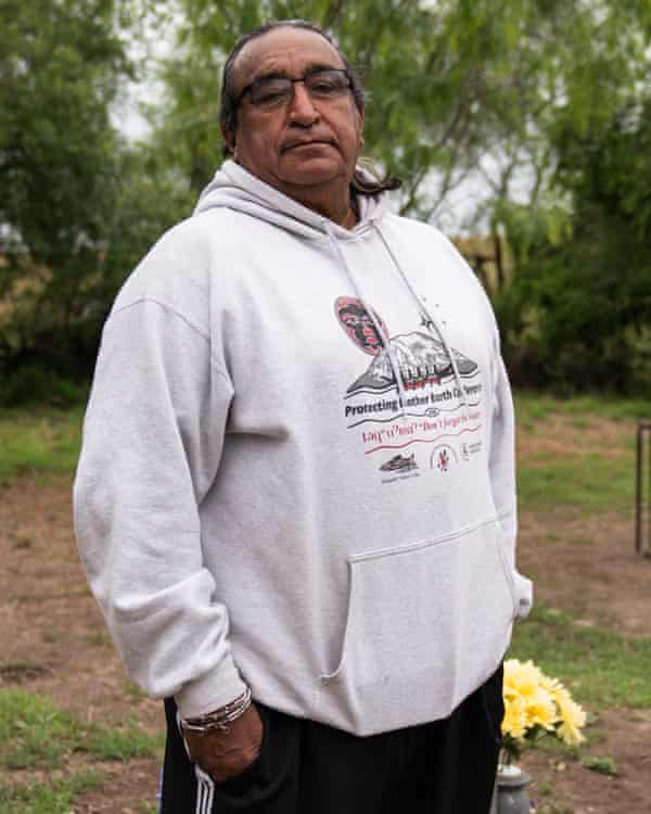 Juan Mancias, chairman of the Carrizo/Comecrudo Tribe of Texas.
