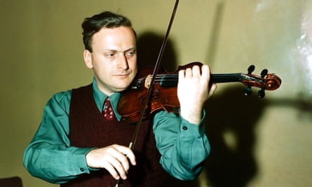 Nigel Kennedy’s musical mentor Yehudi Menuhin in 1949.