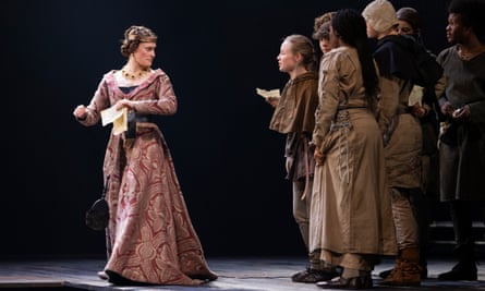 Riveting … Minnie Gale as Queen Margaret in Henry VI: Rebellion.