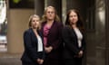 Melanie Alexander, Anna Baltin and Amanda Gale of Legal Aid NSW’s Domestic Violence Unit